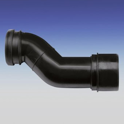 ABU coude dévoyé / coude d''étage pour le franchissement entre cuvette WC au sol et réservoir encastré 80 mm
