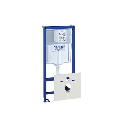 Plieger Brussel New WC suspendu à fond creux blanc avec réservoir encastrable, abattant et plaque de commande verticale blanc