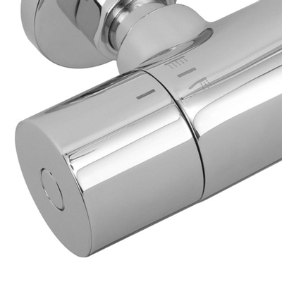 Crosswater Fusion douche de tête thermostatique avec douchette 3 jets chrome