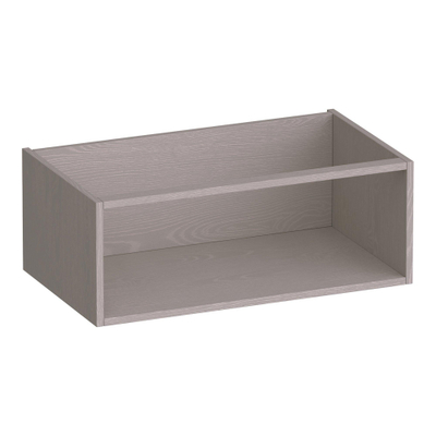 BRAUER Flourish armoire latérale - 80x30x45.5cm - avec 1 compartiment de rangement Timber Greige