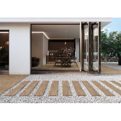 Terravito Ostino - 120,5x30cm - 20mm - rectifié - Brun