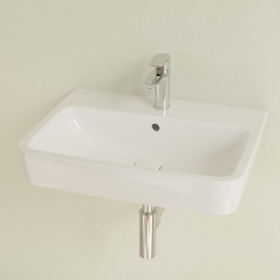 Villeroy & Boch O.novo lavabo - dessous meulé 60x46cm - avec 1 trou de robinet CeramicPlus blanc