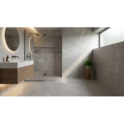 SAMPLE Terravito Gizino Keramische vloer & wand - 60x60cm - 10.0mm - gerectificeerd - Grijs