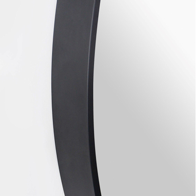 Saniclass Exclusive Line Miroir rond 100cm cadre noir mat