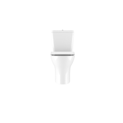 Crosswater Kai Duobloktoilet - zonder reservoir - zonder zitting - afvoerbocht - 35.5x64x40cm - keramiek - wit