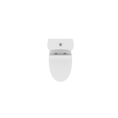 Crosswater Kai WC sur pied - avec coude d'écoulement - 35.5x64x40cm - avec lunette wc et réservoir - céramique - blanc