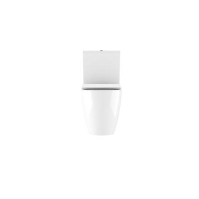 Crosswater Kai X Compact duobloktoilet - zonder reservoir - met afvoerbocht - 37x62x39.5cm - keramiek - rimless - wit
