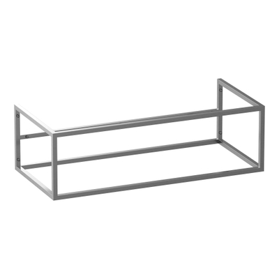 BRAUER Believe cadre - 99x30x45.5cm - excl. plaque de fond aspect inox brossé