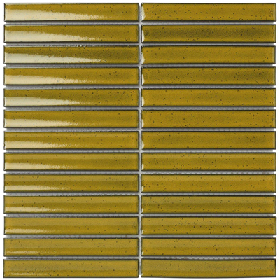 La mosaïque Mosaic Factory Sevilla - carreau mosaïque - 29,6x29,9cm - carrelage mural - Rectangulaire - Porcelaine Jaune Brillant
