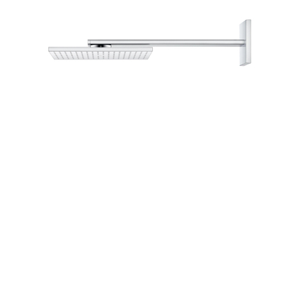 Hansgrohe AXOR ShowerSolutions douche principale 300/300 1 jet avec bras de douche 45 cm 30x30 cm chrome