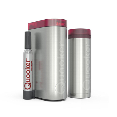 Quooker BE flex kokendwaterkraan - draaibare & uittrekbare uitloop - PRO3 incl. Cube reservoir - Warm / kokend / bruisend / gefilterd water - Rosé koper