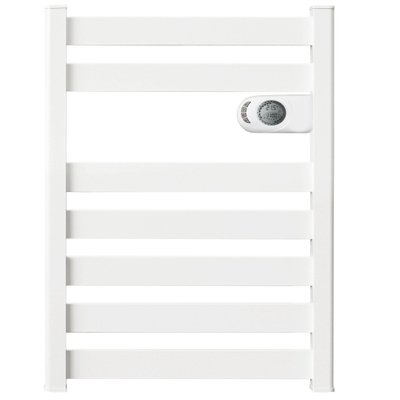 DRL E-Comfort ZION Radiateur de salle de bains électrique - 65.8x50.8cm - 500watt - blanc brillant