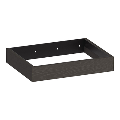 BRAUER Amaze meuble sous lavabo 60 avec raccord équerres intégré Timber Anthracite