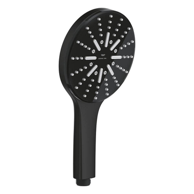 GroheRainshower Aquahanddouche smartactive m. 3 straalsoortenØ13cmrain, rain+ en activemassagephantom black