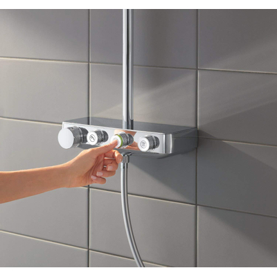 Grohe Euphoria smartcontrol 310 Douche pluie - Duo - rond - Chrome - DESTOCKAGE