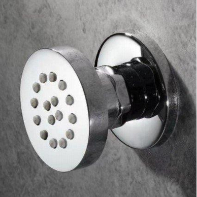 Fortifura Calvi zijdouche - 5cm - rond - 4 stuks - hoogglans chroom