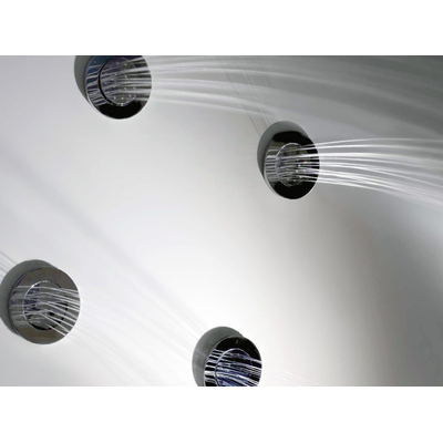 Hotbath Mate jet corporel encastré rond chrome