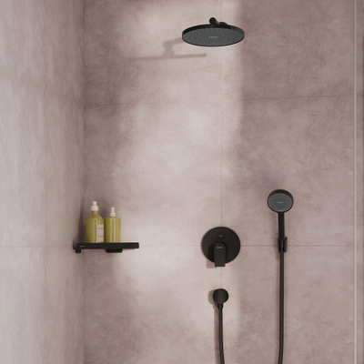 Hansgrohe Rebris E inbouw badmengkraan iBox Universal 2 mat zwart