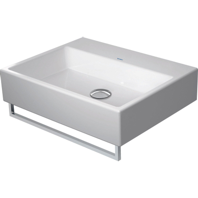Duravit Vero Air Lavabo - 60x47cm - sans trou de robinet - sans trop-plein - WonderGliss - blanc