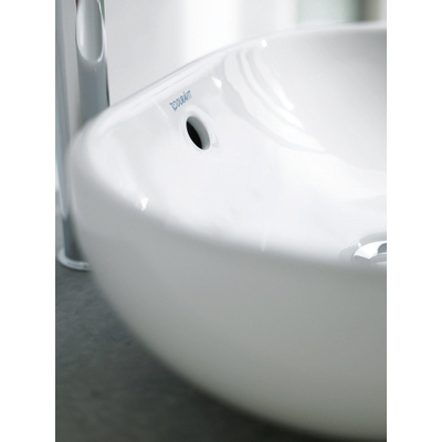 Duravit Foster lavabo à poser avec trop-plein 49.5x35cm avec Wondergliss blanc