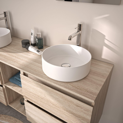 Allibert gaya ensemble de meubles de salle de bain 150x59.8cm oak hamilton