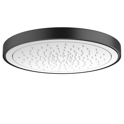 Royal Plaza Talon douche de tête rond 20cm noir mat