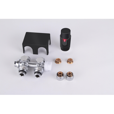 Royal Plaza Sorbus r bloc de raccordement universel avec bouton thermostatique noir mat