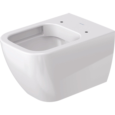 Duravit HappyD 2 cuvette suspendue à chute profonde sans rebord de rinçage avec fixation dissimulée 36,5x54cm avec WonderGliss blanc