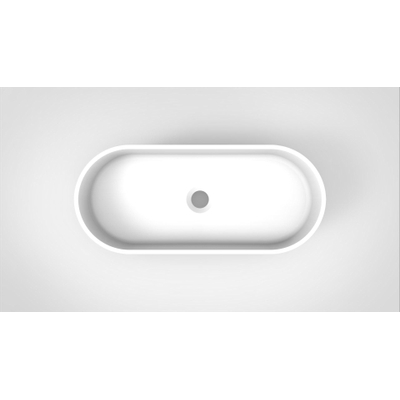Arcqua Case Vasque à poser Ovale 60x26cm Blanc mat