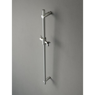 Hotbath Mate barre de douche 90cm nickel brossé