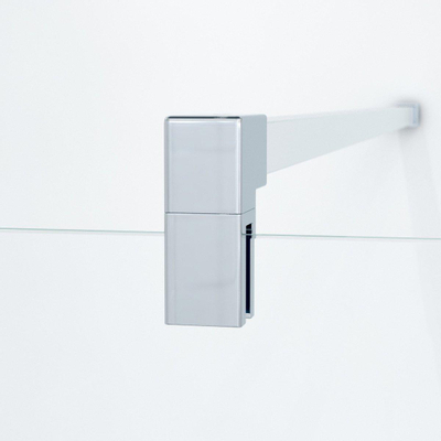 Marenza Bellini Douche à l'italienne - 140x200cm - verre clair - chrome