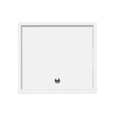 Xenz mariana receveur de douche 110x100x4cm rectangulaire acrylique blanc