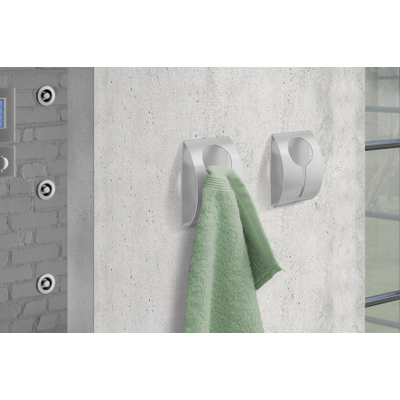 Zack Peco Porte-serviettes - auto-adhésif - Inox mat