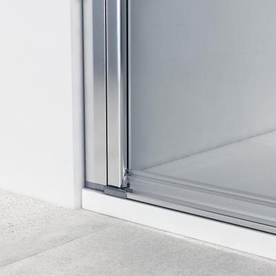 Marenza Neptune 6211 Douchedeur - 100x200cm - profiel - veiligheidsglas - anti kalk - chroom