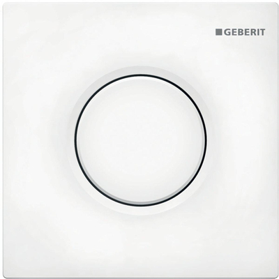 Geberit Type01 urinioir bedieningsplaat - pneumatisch - ronde knop - glans wit