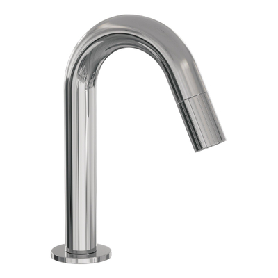 BRAUER Stripe Robinet de lavabo - apparent - bec courbé - chrome