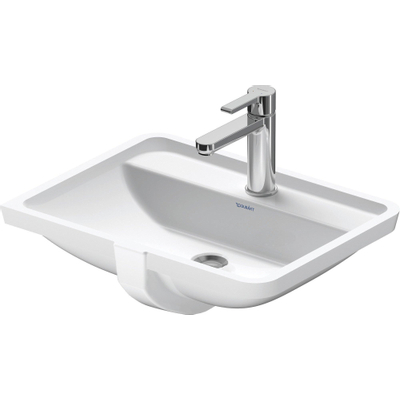 Duravit Starck 3 Inbouwwastafel - 52.5x40cm - 1 kraangat - met overloop - wit