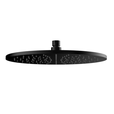 Wiesbaden Unimatch Hoofddouche rond - 30x0.8cm - mat zwart