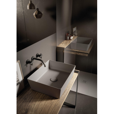 Royal plaza Kolor wastafel 40x16,5 cm. rond cement SHOW26098