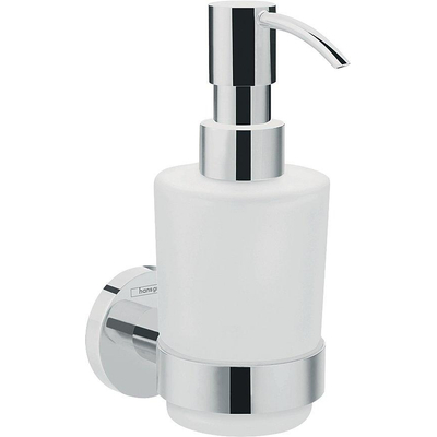 Hansgrohe Logis Universal distributeur de savon verre dépoli 200ml modèle mural chrome
