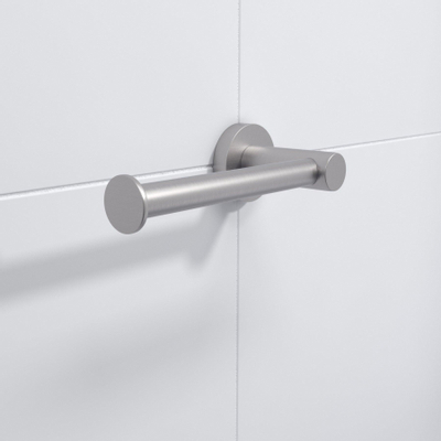 Ozean Eternal Toiletrolhouder - zonder klep - rond - RVS