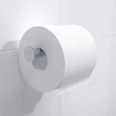 Ozean Porte-papier toilette sans couvercle rond chrome