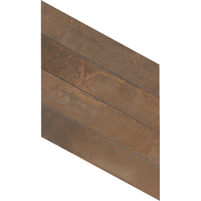 Douglas Jones Mosaïque métallique - 29x34cm - 9.5mm - rectifié - Corten