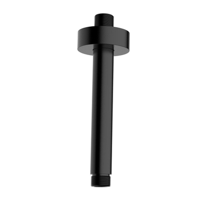 Wiesbaden UniMatch bras de douche avec fixation plafond 15 cm mat noir