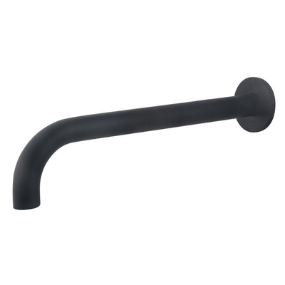Wiesbaden Caral Baduitloop rond - 30cm 1/2" - mat zwart