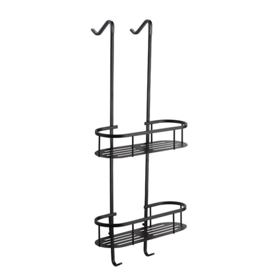 Wiesbaden Style Porte-serviettes de douche suspendu noir mat