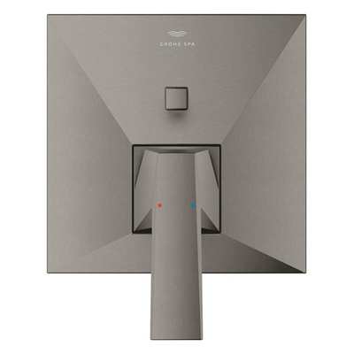 Grohe Allure brilliant bad afdekset hard graphite geborsteld