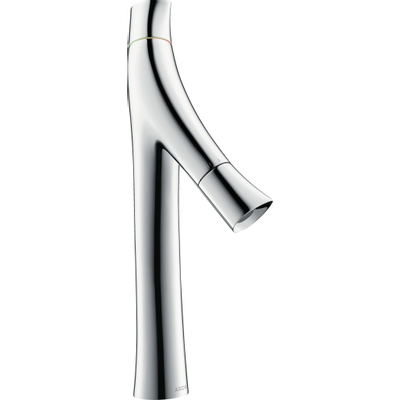 AXOR Starck Organic wastafelkraan - model 170 - hoog - tweegreeps - zonder waste - chroom