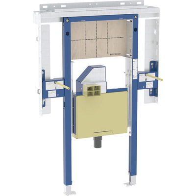 Geberit Duofix element ten behoeve van wastafel + wandkraan one - met sifon - breedte 75cm - blauw