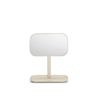 Brabantia ReNew Spiegel - staand - accessoire schaal - soft beige SHOWROOMMODEL